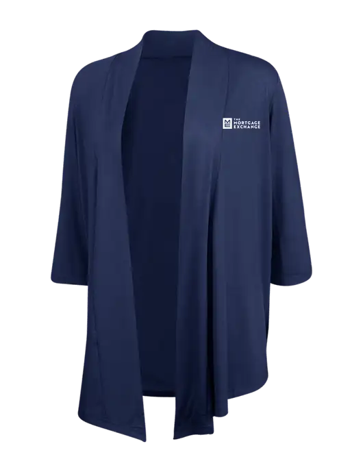 The Mortgage Exchange Dress Navy Blue Womens Concept Shrug w/Mortgage Exchange Logo