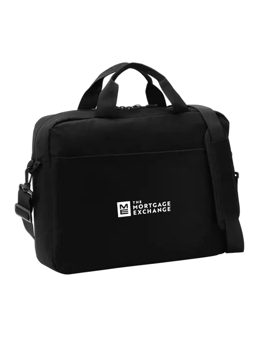 The Mortgage Exchange Access Black Briefcase w/Mortgage Exchange Logo