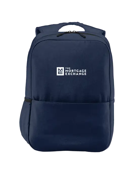 The Mortgage Exchange Access Square Laptop River Blue Navy Backpack w/Mortgage Exchange Logo
