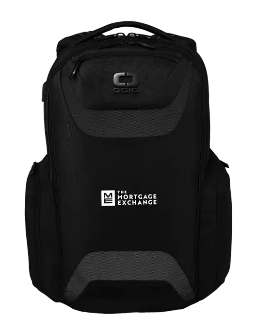 The Mortgage Exchange OGIO Black Charcoal Connected Pack w/Mortgage Exchange Logo