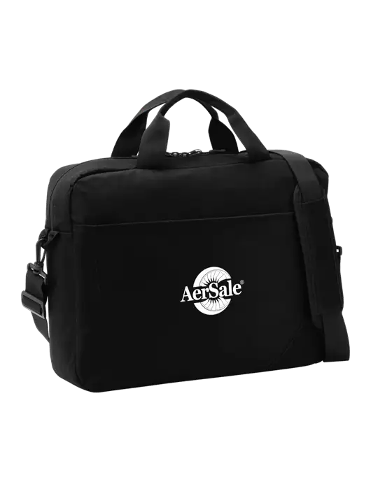 AerSale Access Black Briefcase w/AerSale Logo