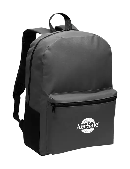 AerSale Casual Dark Charcoal Lightweight Laptop Backpack w/AerSale Logo