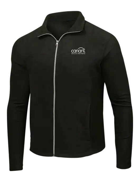 Cariant Black Microfleece Jacket w/Cariant Logo
