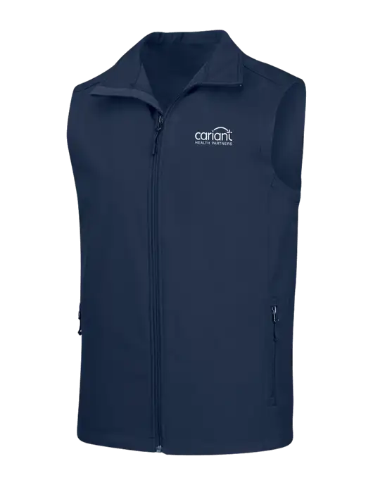 Cariant Navy Core Soft Shell Vest w/Cariant Logo