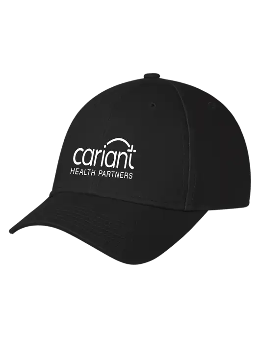 Cariant Black Structured Cap Hook & Loop w/Cariant Logo