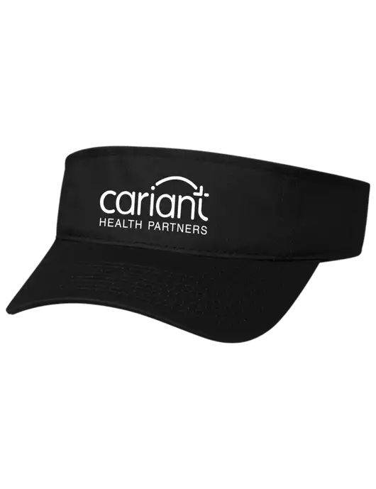 Cariant Black Cap Visor w/Cariant Logo