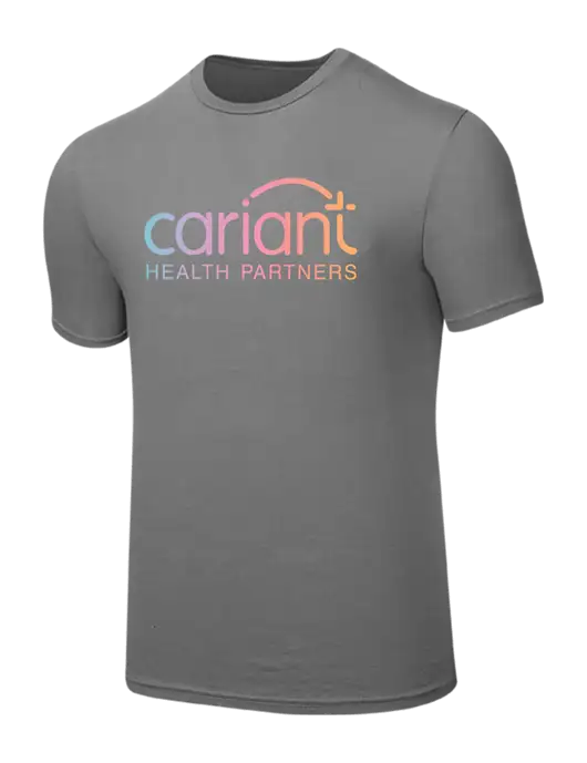 Cariant Seriously Soft Medium Grey T-Shirt w/Cariant Logo