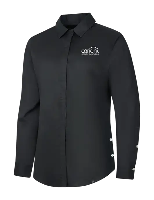 Cariant OGIO Womens Black Commuter Woven Shirt w/Cariant Logo