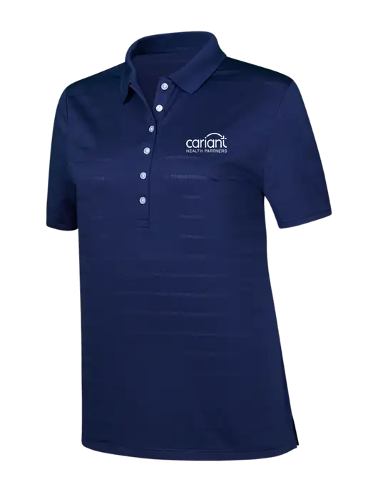 Cariant Callaway Womens Navy Ventilated Polo w/Cariant Logo