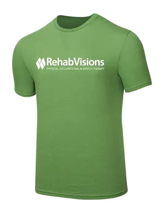 RehabVisions Seriously Soft Kelly Green T-Shirt w/RehabVisions Logo