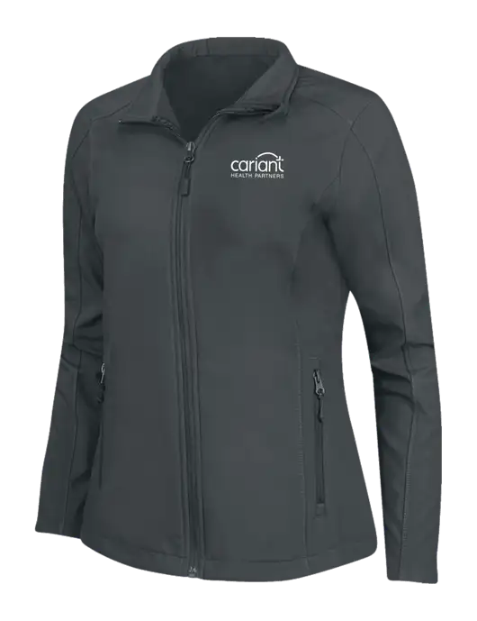 Cariant Charcoal Grey Womens Core Soft Shell Jacket w/Cariant Logo