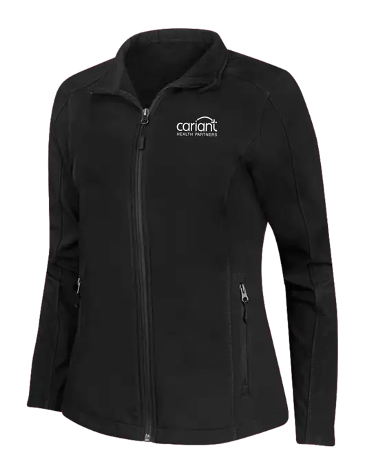 Cariant Black Womens Core Soft Shell Jacket w/Cariant Logo