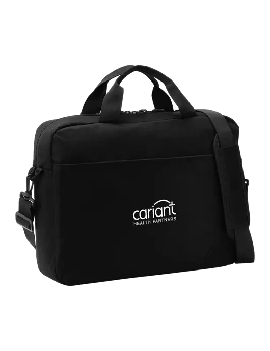 Cariant Access Black Briefcase w/Cariant Logo