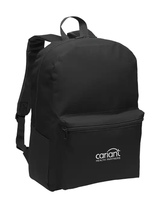 Cariant Casual Black Lightweight Laptop Backpack w/Cariant Logo