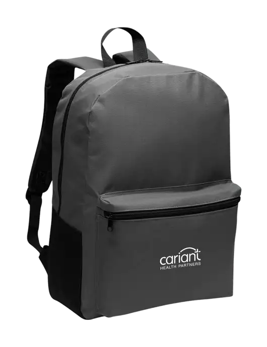 Cariant Casual Dark Charcoal Lightweight Laptop Backpack w/Cariant Logo