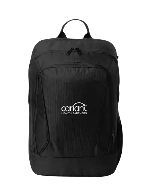 Cariant City Black Laptop Backpack w/Cariant Logo