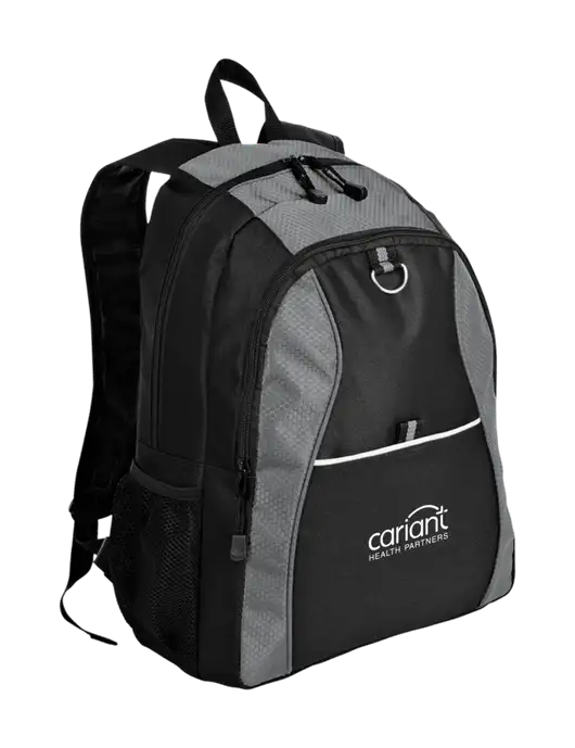 Cariant Honeycomb Grey/Black Backpack w/Cariant Logo