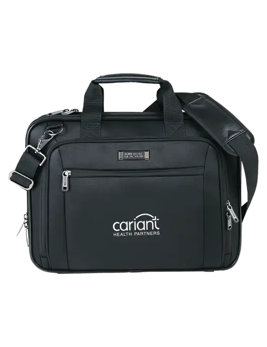 Cariant Kenneth Cole® Black TSA Friendly Trolley Sleeve Laptop Case w/Cariant Logo