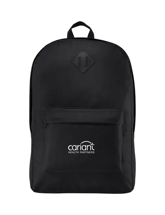 Cariant Retro Black Backpack w/Cariant Logo