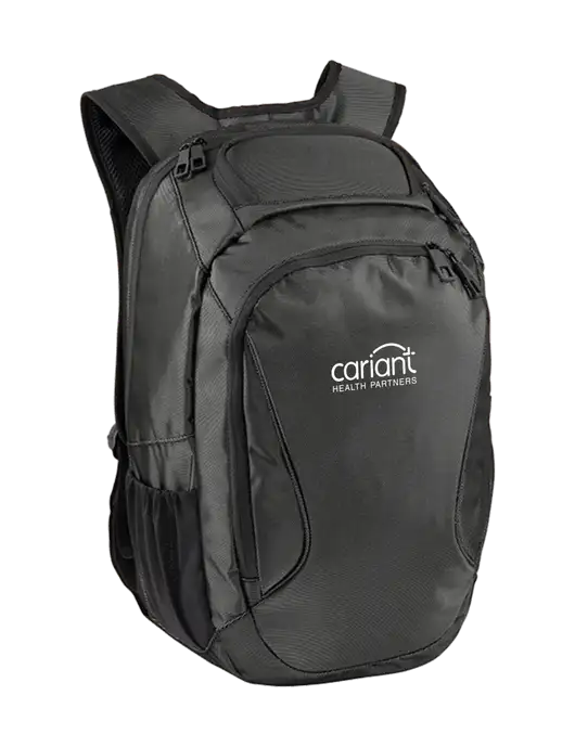 Cariant Stealth Dark Grey/Black Laptop Backpack w/Cariant Logo