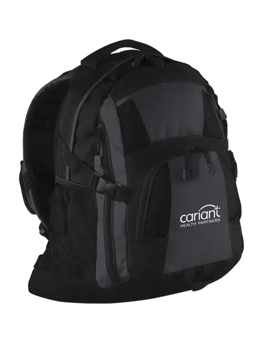 Cariant Urban Black/Grey/Black Laptop Backpack w/Cariant Logo