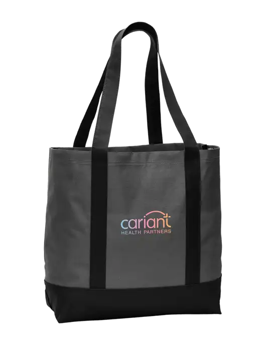 Cariant Carryall Charcoal/Black Day Tote Dark w/Cariant Logo