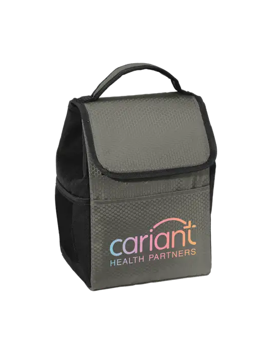 Cariant Lunch Bag Grey/Black Cooler w/Cariant Logo