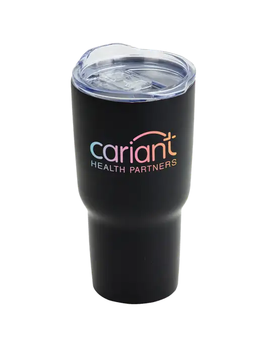 Cariant Belmont Black 30 oz Insulated Travel Tumbler w/Cariant Logo
