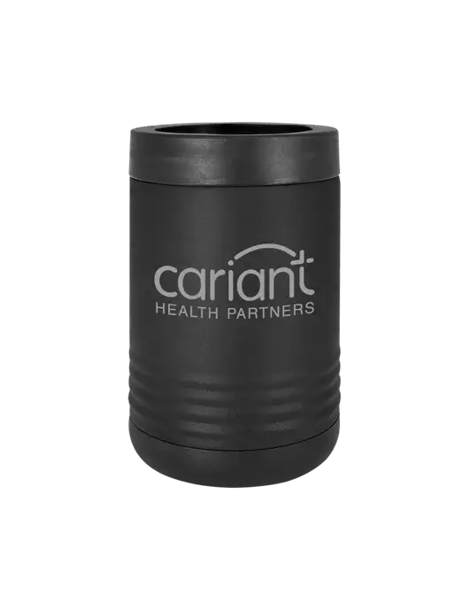 Cariant Polar Camel 12 oz Powder Coated Black Vacuum Insulated Beverage Holder w/Cariant Logo