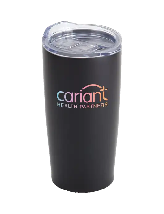 Cariant Society Black 20 oz Insulated Tumbler w/Cariant Logo