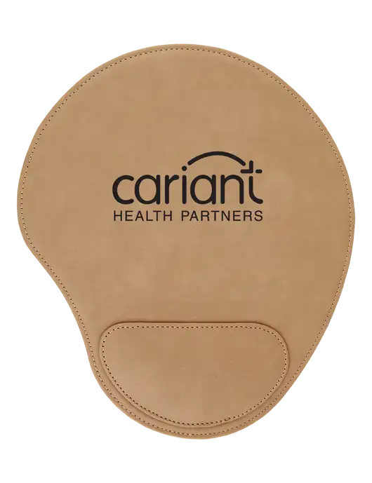 Cariant Sand Leatherette Mouse Pad w/Cariant Logo