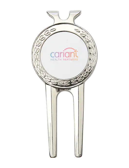 Cariant Silver Divot Tool, 1.5 x 3 w/Cariant Logo