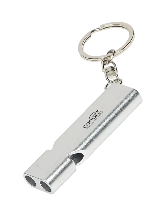 Cariant Quick Alert Silver Safety Whistle w/Cariant Logo