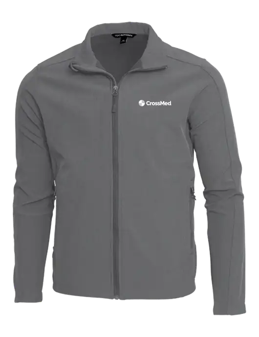 CrossMed Medium Grey Core Soft Shell Jacket w/CrossMed Logo