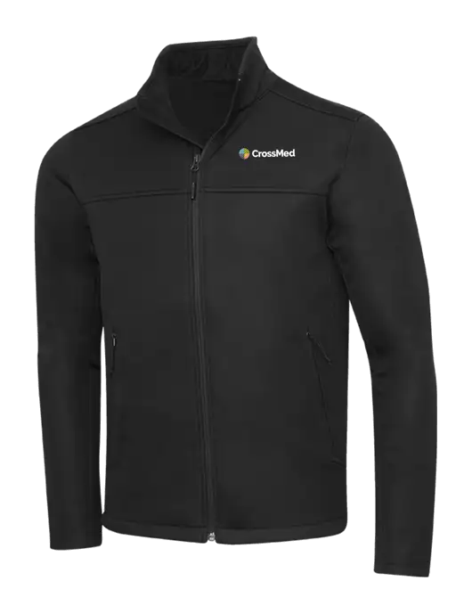 CrossMed North Face Black Ridgewall Soft Shell Jacket w/CrossMed Logo