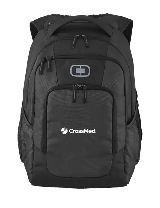 CrossMed OGIO Diesel Grey Logan Laptop Backpack
 w/CrossMed Logo
