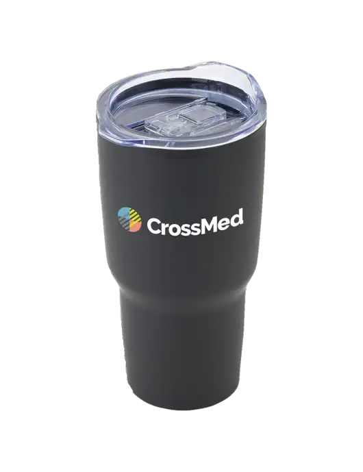CrossMed Odyssey Black 30 oz Travel Tumbler w/CrossMed Logo