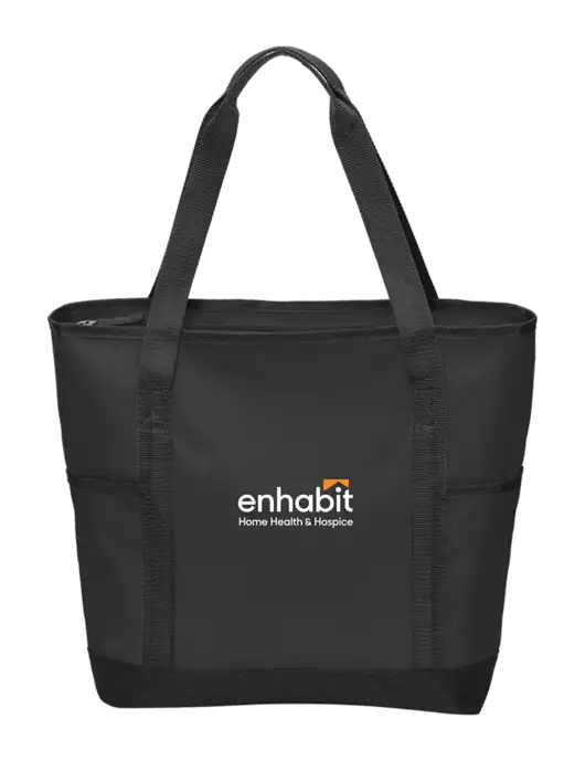 Enhabit On the Go Black/Black Tote w/Enhabit Logo