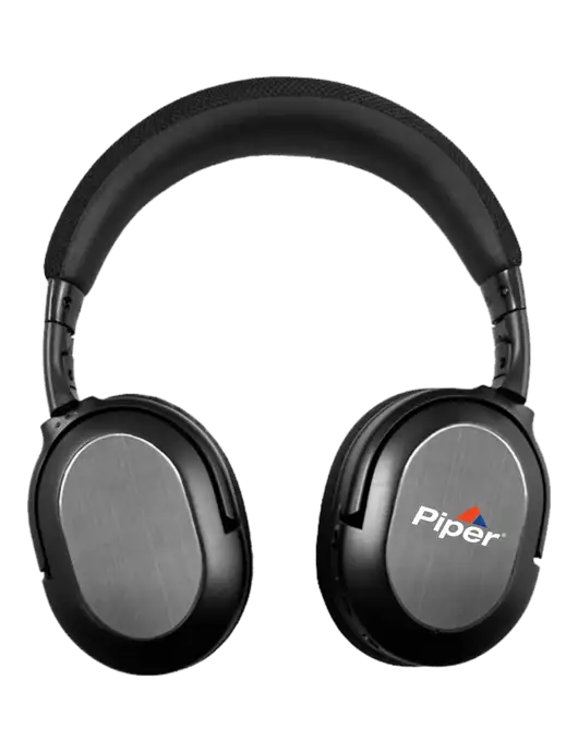 Piper Ekosphear ANC Black Headphones  w/Piper Logo