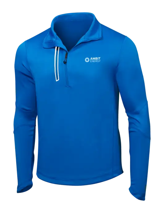 Ambit OGIO Electric Blue Endurance Fulcrum 1/4 Zip w/Ambit Logo
