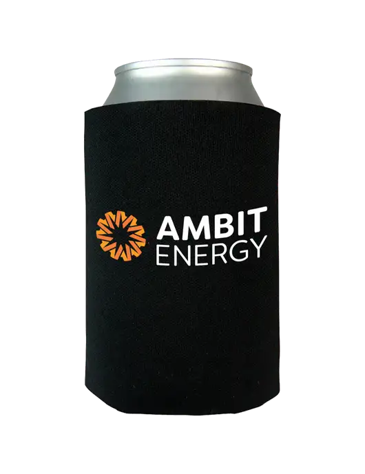 Ambit Black Neoprene Coolie w/Ambit Logo