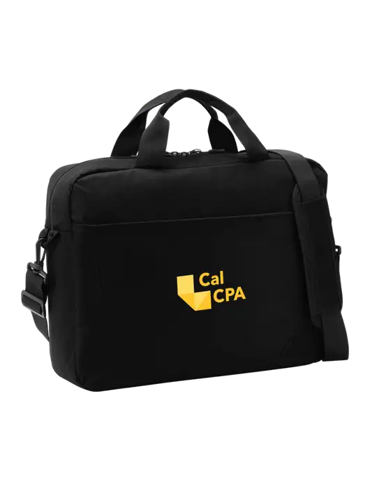 CalCPA Access Black Briefcase w/CalCPA Logo