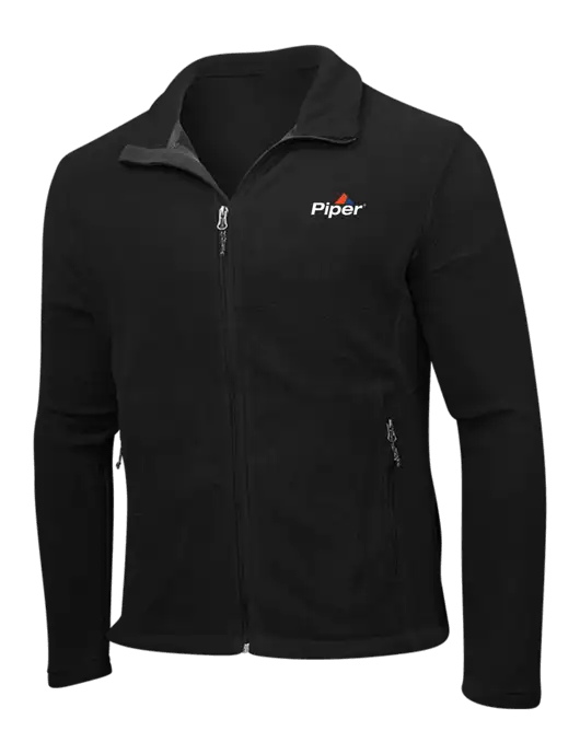 Piper Black Fleece Jacket w/Piper Logo