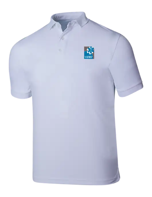 NAEMSP Callaway Ottoman Bright White Polo w/NAEMSP Logo