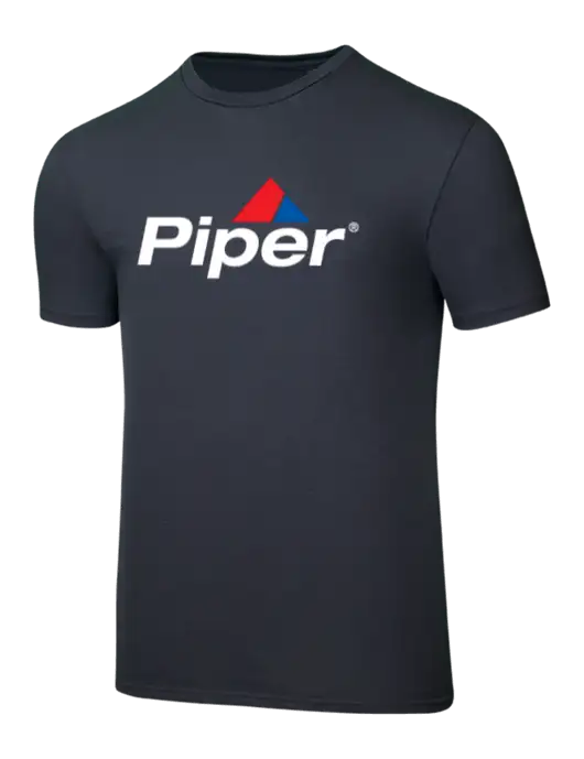 Piper Seriously Soft Charcoal T-Shirt w/Piper Logo