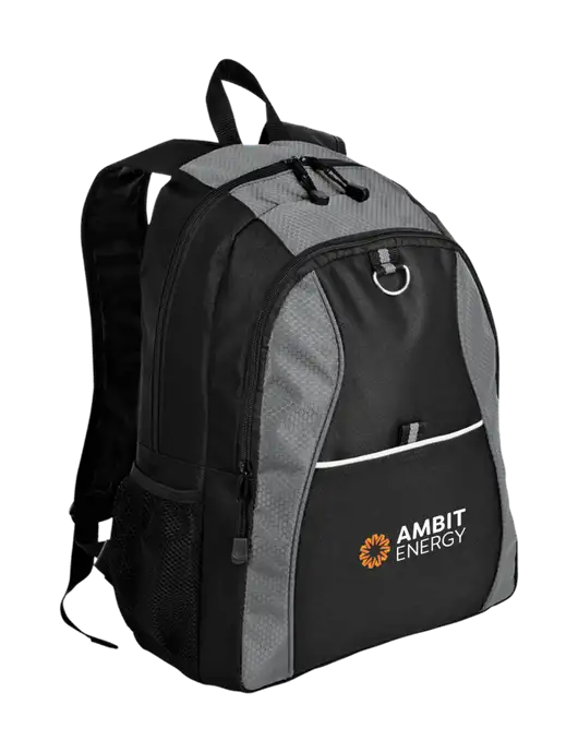 Ambit Honeycomb Grey/Black Backpack w/Ambit Logo