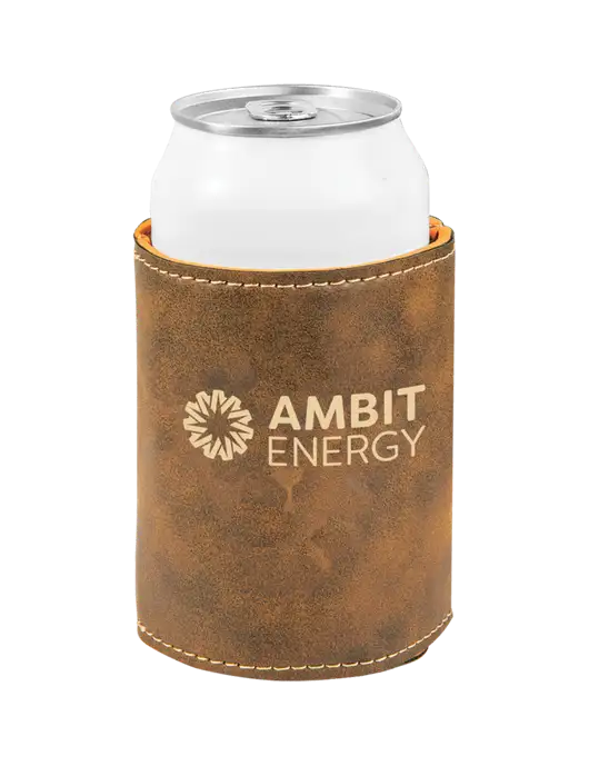 Ambit Rustic Leatherette Beverage Holder w/Ambit Logo 