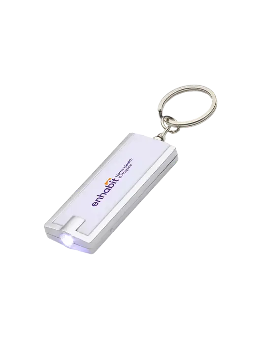 Enhabit Simple Touch White LED Key Chain w/Enhabit Logo