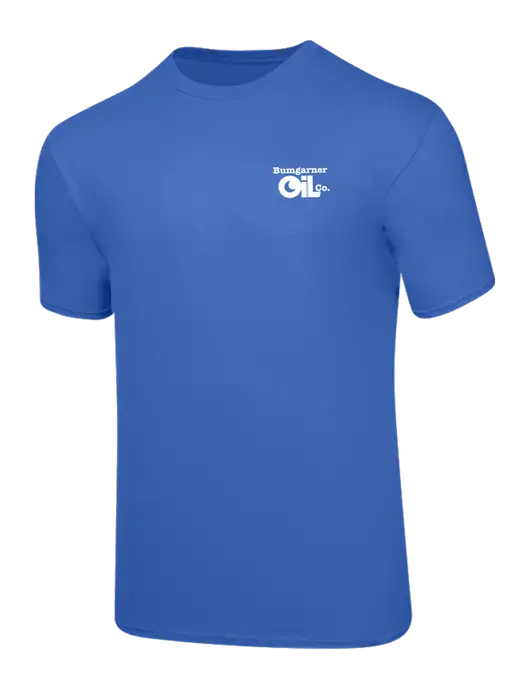 Bumgarner  Core Blend Royal Blue T-Shirt w/Bumgarner Oil Logo