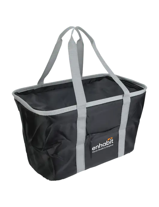 Enhabit Venture Out Black Collapsible Cooler Bag w/Enhabit Logo